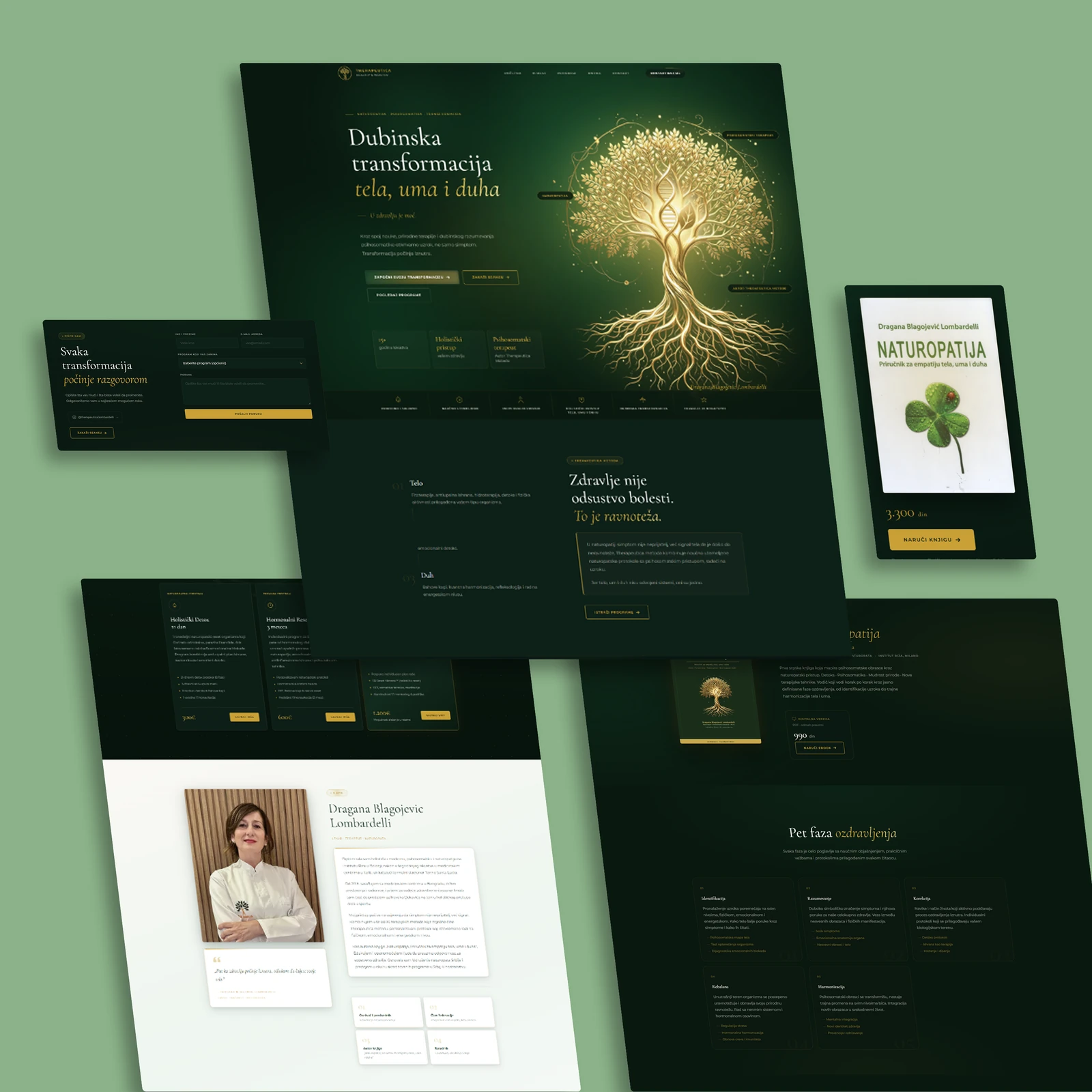 Website we built for Therapeutica, naturopathy